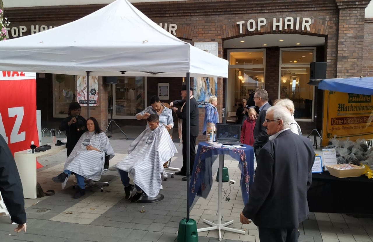 Haare schneiden für Ghana