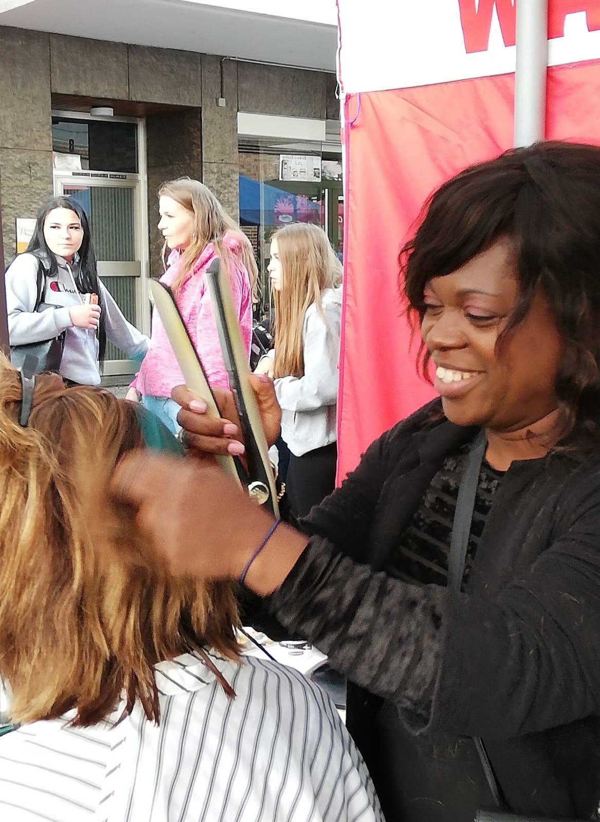 Haare schneiden für Ghana