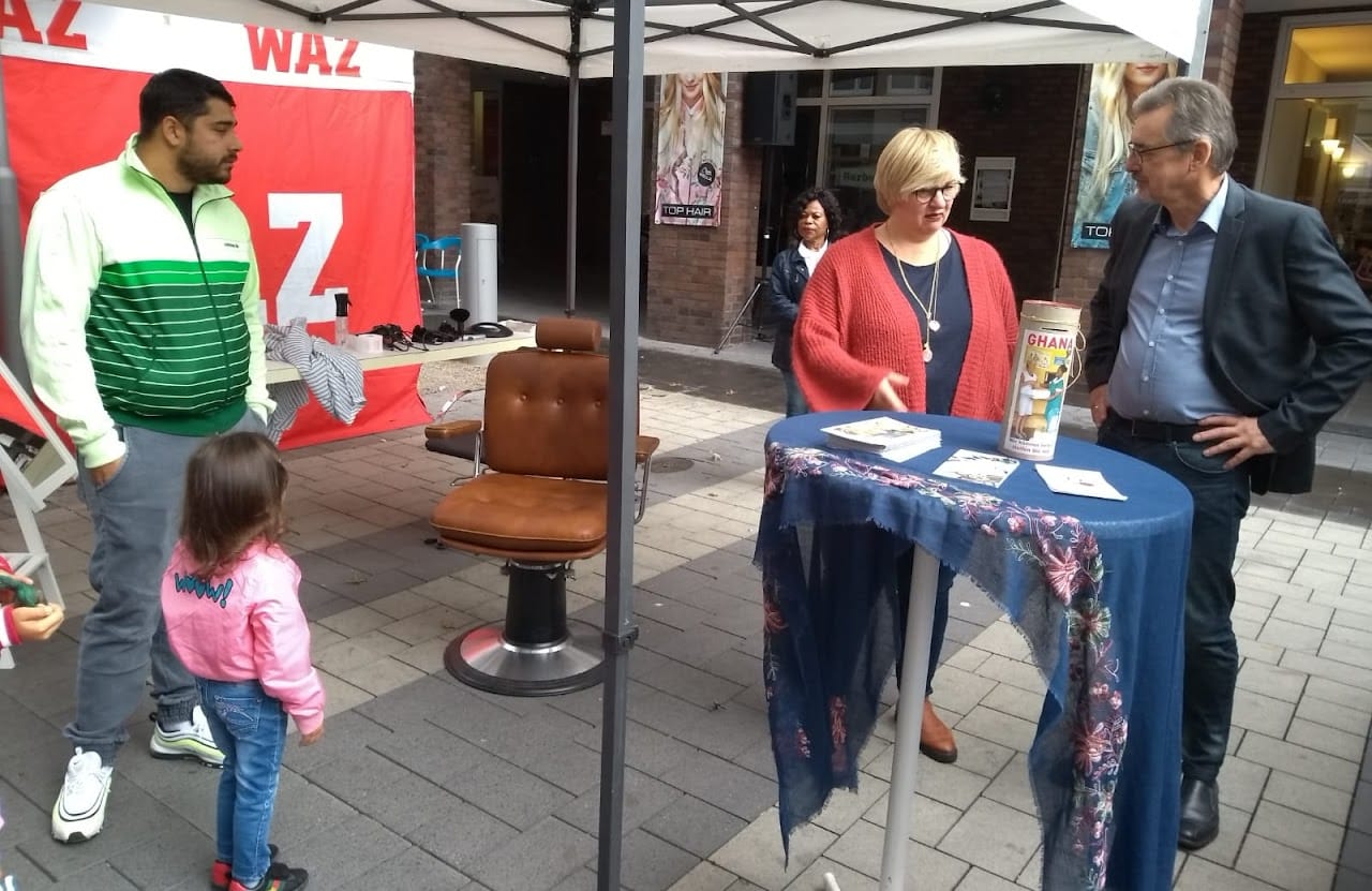 Haare schneiden für Ghana